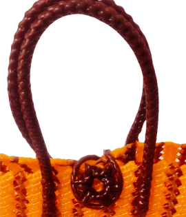 Chocolate knot Hand wire Bag with lock